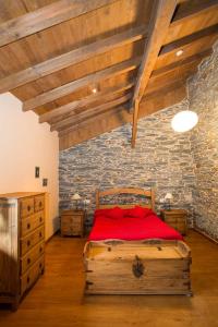 Postel nebo postele na pokoji v ubytování El Vallín de Alba