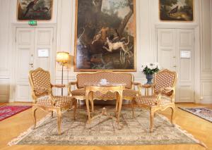 Posezení v ubytování Åkeshofs Slott