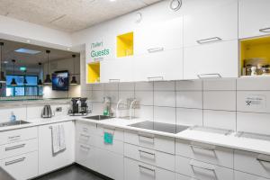 Köök või kööginurk majutusasutuses Winstrup Hostel