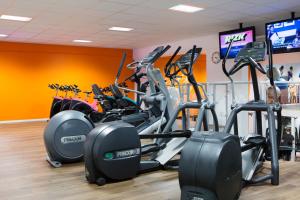 Fitness centrum a/nebo fitness zařízení v ubytování Comfort Hotel Jönköping