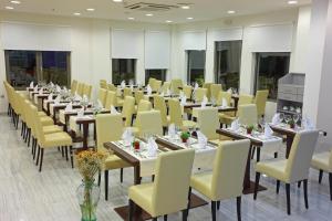 A restaurant or other place to eat at Olympic Palladium