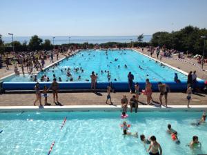 Poolen vid eller i närheten av First Camp Råå Vallar-Helsingborg