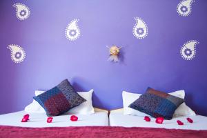 Cama o camas de una habitación en Hotel Rising Star