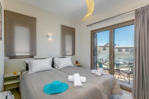 Posteľ alebo postele v izbe v ubytovaní Superior Villa Marina Mare Sauna Hammam + 37 fotografií