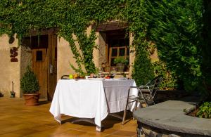 A garden outside Hotel Can Blanc