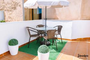 Balkón nebo terasa v ubytování Serendipia