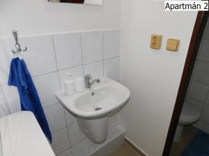 Kúpeľňa v ubytovaní Apartmány Horní Planá