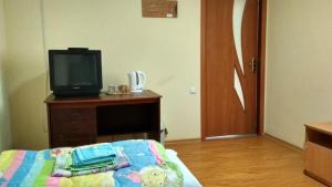 TV a/nebo společenská místnost v ubytování Hotel Uyut
