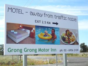 Certifikát, hodnocení, plakát nebo jiný dokument vystavený v ubytování Grong Grong Motor Inn