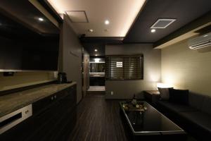 Kuchyň nebo kuchyňský kout v ubytování Hotel Aria(Adult Only)