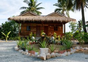 Zahrada ubytování Fish Island Bungalows