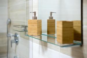 Kúpeľňa v ubytovaní Apartmány Na Čtvrtích