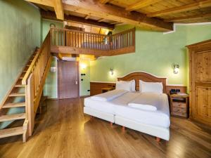 Voodi või voodid majutusasutuse Hotel Bertelli toas
