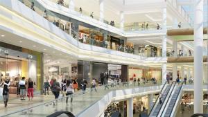 eine Darstellung eines Einkaufszentrums in der Unterkunft Charming 2 Bedroom Apartment near the City's Biggest Mall in Baku