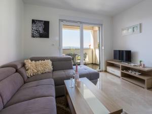 TV a/nebo společenská místnost v ubytování Apartments Livaja