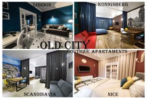 スヴェトロゴルスクにあるOld City Boutique Apartmentsの旧市街のバスルームアパートメントの写真集