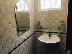 Koupelna v ubytování Homestay Hoang Vy