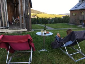 Zahrada ubytování Apartmán u Kamila