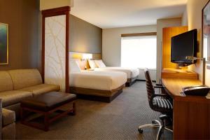 TV a/nebo společenská místnost v ubytování Hyatt Place Lubbock