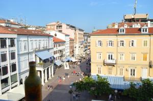 Výhľad na mesto Rijeka alebo výhľad na mesto priamo z apartmánu