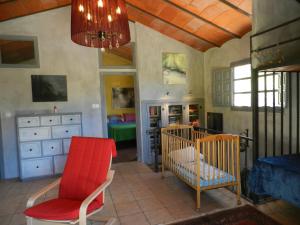 Posezení v ubytování la fontana