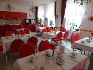 En restaurang eller annat matställe på Hotel Elisenhof