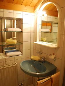 Koupelna v ubytování Haus Südblick
