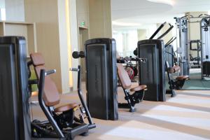 Fliport Wutong Hotel-Free Welcome Fruit & Near Exhibition Center 피트니스 센터 또는 시설
