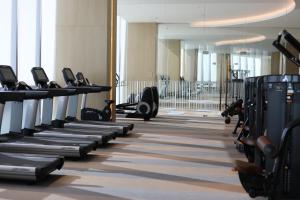 Fliport Wutong Hotel-Free Welcome Fruit & Near Exhibition Center 피트니스 센터 또는 시설