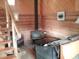 Μια τηλεόραση ή/και κέντρο ψυχαγωγίας στο Eagle Bear Lodge