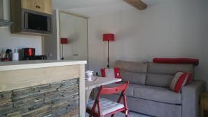 Kuchyň nebo kuchyňský kout v ubytování Chalet ZenArcs