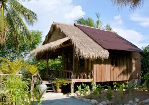 Zahrada ubytování Fish Island Bungalows