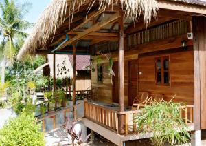 Zahrada ubytování Fish Island Bungalows