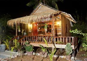 Zahrada ubytování Fish Island Bungalows