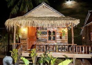 Zahrada ubytování Fish Island Bungalows