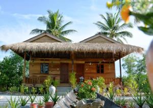 Zahrada ubytování Fish Island Bungalows