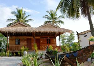 Zahrada ubytování Fish Island Bungalows