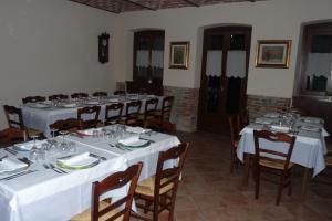 Reštaurácia alebo iné gastronomické zariadenie v ubytovaní Agriturismo Maria Cristina