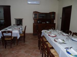 Reštaurácia alebo iné gastronomické zariadenie v ubytovaní Agriturismo Maria Cristina