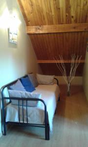 Postel nebo postele na pokoji v ubytování Chambre d'hotes des Poisets