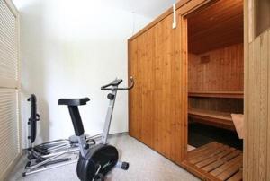 Fitness centrum a/nebo fitness zařízení v ubytování Logis Cosy - Hôtel Le Moulin Neuf - Chantonnay