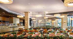 Reštaurácia alebo iné gastronomické zariadenie v ubytovaní Hotel Ičići - Liburnia