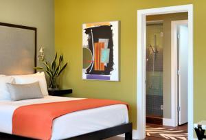 Letto o letti in una camera di Truman Hotel