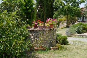 A garden outside La Casa del Contadino