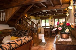 Posezení v ubytování Casa Rural La Regoria