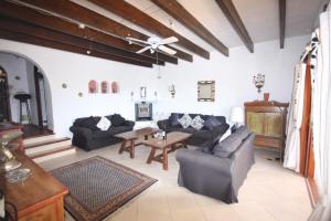 A seating area at Can Alinda