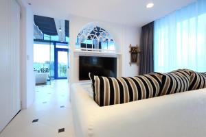 TV a/nebo společenská místnost v ubytování Hualien S.E.A. B&B