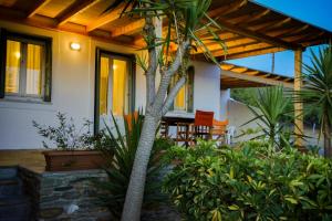 Zahrada ubytování Villa Pergola Andros