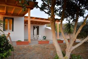 Balkón nebo terasa v ubytování Villa Pergola Andros