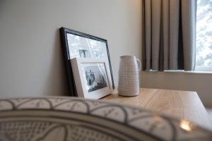 Postel nebo postele na pokoji v ubytování Hotel Strandleben